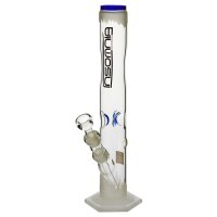 Shanti bong in vetro "Blue Burning Ice" 40 cm