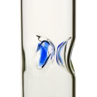 Shanti bong in vetro "Blue Burning Ice" 40 cm