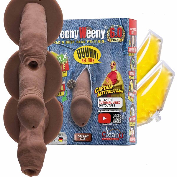 Screeny Weeny Fake Penis - Latino / Marrone