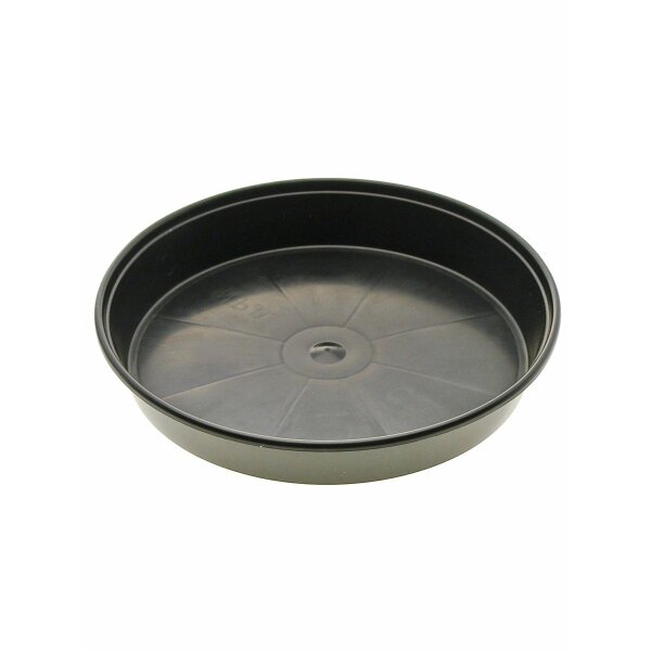 Sottovaso circolare, nero, 20 cm Ø
